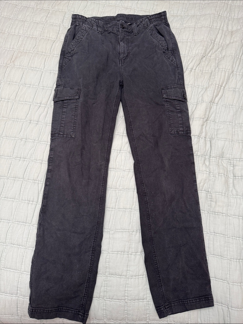 American Eagle Outfitters Black Cargo Pants